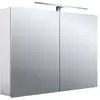 Image de emco mee armoire à glace lumineuse LED, aluminium, 2 portes, modèle apparent, lampe LED, 1000mm, 949805052