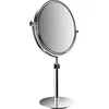 Image de emco puree miroir sur pied, hauteur réglable, diamètre 201 mm, grossissement 3x, chrome, 109400119