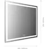 Image de Miroir Lumineux Led Mi 230+ Avec Éclairage Ambiant. Écran Tactile. 1400x1000mm