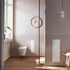 Image de emco asis pure Ensemble brosse WC module, montage encastré, charnière de porte à gauche, façade en verre, 436x170mm, 975527404