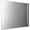 Image de emco MI 120 Miroirs lumineux LED avec 2 découpes horizontales, hauteur 800mm, 449812003