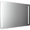 Image de emco MI 270 Miroirs lumineux Miroirs lumineux MI avec coins arrondis et 2 bandes lumineuses à gauche et à droite, avec éclairage du lavabo, avec feuille chauffante, hauteur 800mm, 449829016
