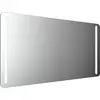 Image de emco MI 290 Miroirs lumineux LED avec coins arrondis et 2 bandes lumineuses à gauche et à droite, avec fonction mémoire, hauteur 800mm, 449829021