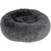 Image de Kerbl Kuschelbett Fluffy (Farbe grau, Höhe 18 cm, Durchmesser 60 cm) 80409