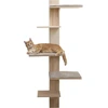 Image de Kerbl Arbre à chat mural Timber Wall 150 cm Nature et Taupe