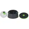 Image de Distributeur multifonction KERBL Multifeeder 3-en-1 balle distributeur assiette à lécher gamelle anti-glouton noir/vert - Neuf