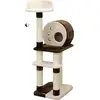 Image de Kerbl Kratzbaum Planet X (braun/beige, Höhe 127 cm, Grundplatte 40 x 50 cm)