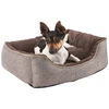 Image de Lit pour chien Kerbl Samuel, argent/marron foncé, 60x50x17cm ; 81316