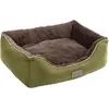 Image de Kerbl Kuschelbett Samuel (Farbe grün/dunkelgrau 60 x 50 x 17 cm, waschbar) 81318