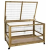 Image de Kerbl Kleintierkäfig Indoor Space für Nagetiere Dach aufklappbar mit Rollen