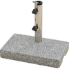 Image de Siena Garden 213345 Pied de parasol en granit pour balcon ; Couleur : gris ; Poids jusqu'à : 25 kg