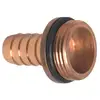 Image de Mega - Embout Mâles Avec Raccord Pour Tuyau Laiton Taille Du Tuyau 25 Mm Filetage Extérieur 1 Po. Joint Torique