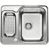 Image de Blanco Lantos 6-IF, Evier de cuisine, pour encastrement normal et à fleur, réversible, inox brossé, 516676