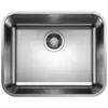 Image de Evier à encastrer 50cm inox - Blanco - 518205 - supra 500 u