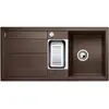 Image de Evier Blanco METRA 6 S-F 990 x 490 mm cafe 519120 1 évier Avec égouttoir Avec bac à Cuve à droite
