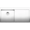 Image de Blanco CLARON 5 S-IF 1000 x 510 mm inox 521626 1 évier Avec égouttoir Cuve à gauche Aspect affleurant