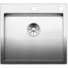 Image de BLANCO CLARON 500-IF/A Evier à fond plat / Acier inoxydable / Excentrique