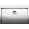 Image de BLANCO Evier CLARON 700-IF/A avec robinet InFino® àexcentrée PushControl® / cuve en inox