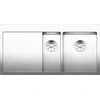 Image de BLANCO Evier CLARON 6 S-IF Cuve à droite Acier inoxydable avec soupape InFino® (PushControl) / Cuve en acier inoxydable