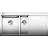 Image de Blanco évier DIVON II 6 S-IF plaque de cuisson inox brillant gauche521661
