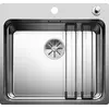 Image de BLANCO 521748 ETAGON 500-IF/A Evier avec soupape InFino® et rails ETAGON / Cuve en inox
