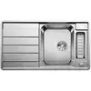 Image de Axis Iii - Évier, 915x510 Mm, Avec Accessoires, Infino, Inox 522103 - Blanco