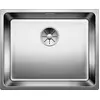Image de Blanco Evier à encastrer 2D Andano 500-IF - Evier avec C-overflow et système d'évacuation InFino, inox satiné