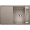 Image de BLANCO AXIA III 45 S, SILGRANIT® PuraDur®, tartufo, réversible, planche à découper en verre incluse