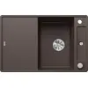 Image de BLANCO AXIA III 45 S-F, SILGRANIT® PuraDur®, cafe, réversible, planche à découper en verre incluse