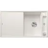 Image de BLANCO AXIA III 5 S, SILGRANIT® PuraDur®, blanc, réversible, planche à découper en bois incluse