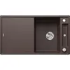 Image de BLANCO AXIA III 5 S, SILGRANIT® PuraDur®, cafe, réversible, planche à découper en bois incluse