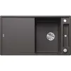 Image de BLANCO AXIA III 5 S, SILGRANIT® PuraDur®, gris roche, réversible, planche à découper en verre incluse