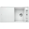 Image de BLANCO AXIA III 5 S-F, SILGRANIT® PuraDur®, blanc, réversible, planche à découper en verre incluse