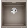 Image de BLANCO SUBLINE 400-U, SILGRANIT® PuraDur®, tartufo, sansà distance de l'écoulement