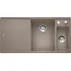 Image de BLANCO AXIA III 6 S, SILGRANIT® PuraDur®, tartufo, cuve à droite, avecd'écoulement, planche à découper en bois incluse