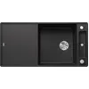 Image de BLANCO AXIA III XL 6 S-F, SILGRANIT® PuraDur®, anthracite, réversible, avecde vidage, planche à découper en verre incluse