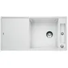 Image de BLANCO AXIA III XL 6 S-F, SILGRANIT® PuraDur®, blanc, réversible, avecde vidage, planche à découper en verre incluse