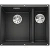 Image de Blanco SUBLINE 340/160-U 555 x 460 mm anthracite 523548 1 évier Sans égouttoir Avec bac à Cuve à gauche