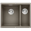 Image de Blanco SUBLINE 340/160-U 555 x 460 mm tartufo 523556 1 évier Sans égouttoir Avec bac à Cuve à gauche