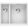 Image de Blanco SUBLINE 340/160-U 555 x 460 mm blanc 523562 1 évier Sans égouttoir Avec bac à Cuve à droite