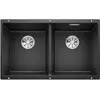 Image de BLANCO SUBLINE 350/350-U, SILGRANIT® PuraDur®, anthracite, sansde vidage à distance