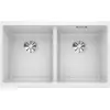 Image de BLANCO SUBLINE 350/350-U, SILGRANIT® PuraDur®, blanc, sansde vidage à distance