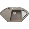 Image de Evier Blanco DELTA II 1057 x 575 mm tartufo 523666 1 évier Avec bac à résidus Avec égouttoir Cuve à gauche