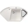 Image de Evier Blanco DELTA II-F 1042 x 560 mm blanc 523673 1 évier Avec bac à Avec égouttoir Cuve à gauche
