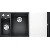 Image de BLANCO AXIA III 6 S, SILGRANIT® PuraDur®, anthracite, bassin gauche, avec planche à découper en verre