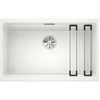 Image de BLANCO ETAGON 700-U, SILGRANIT® PuraDur®, blanc, sansd'écoulement à distance, avec accessoires