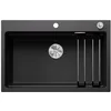 Image de BLANCO ETAGON 8   Évier de Cuisine en Granit pour Meubles Bas de 80 cm de Large   SILGRANIT   Gris   525177 en occasion ou reconditionné