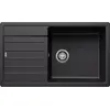 Image de Evier à encastrer 86cm silgranit noir - Blanco - 526087 - legra xl 6s
