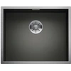 Image de Évier en acier inoxydable Blanco ZEROX 500-U Dark Steel 440 x 540 mm 526243