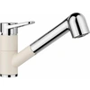 Image de Blanco Wega S - Mitigeur d'évier avec douchette extractible, blanc/chrome 526982